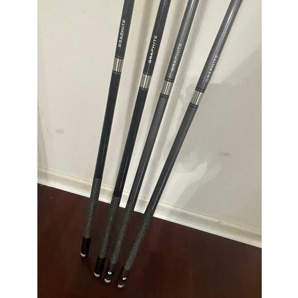 SET OF 4 PLATINUM GRAPHITE 2 PIECES 58’ POOL TABLE CUES STICKS SMOOTH PLAYING - Picture 14 of 14